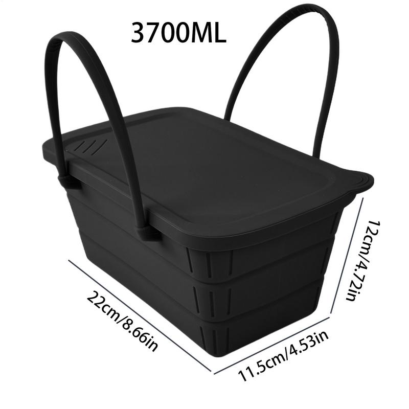 Ice Buckets Silicone Beverage Bucket With Handle Large Capacity Party Supplies For Picnics Pool BBQ Gatherings Home Bar Beach