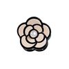 Hair Claw with High-Elastic Spring Camellia Design Hair Clip with Imitation Pearl Decor
