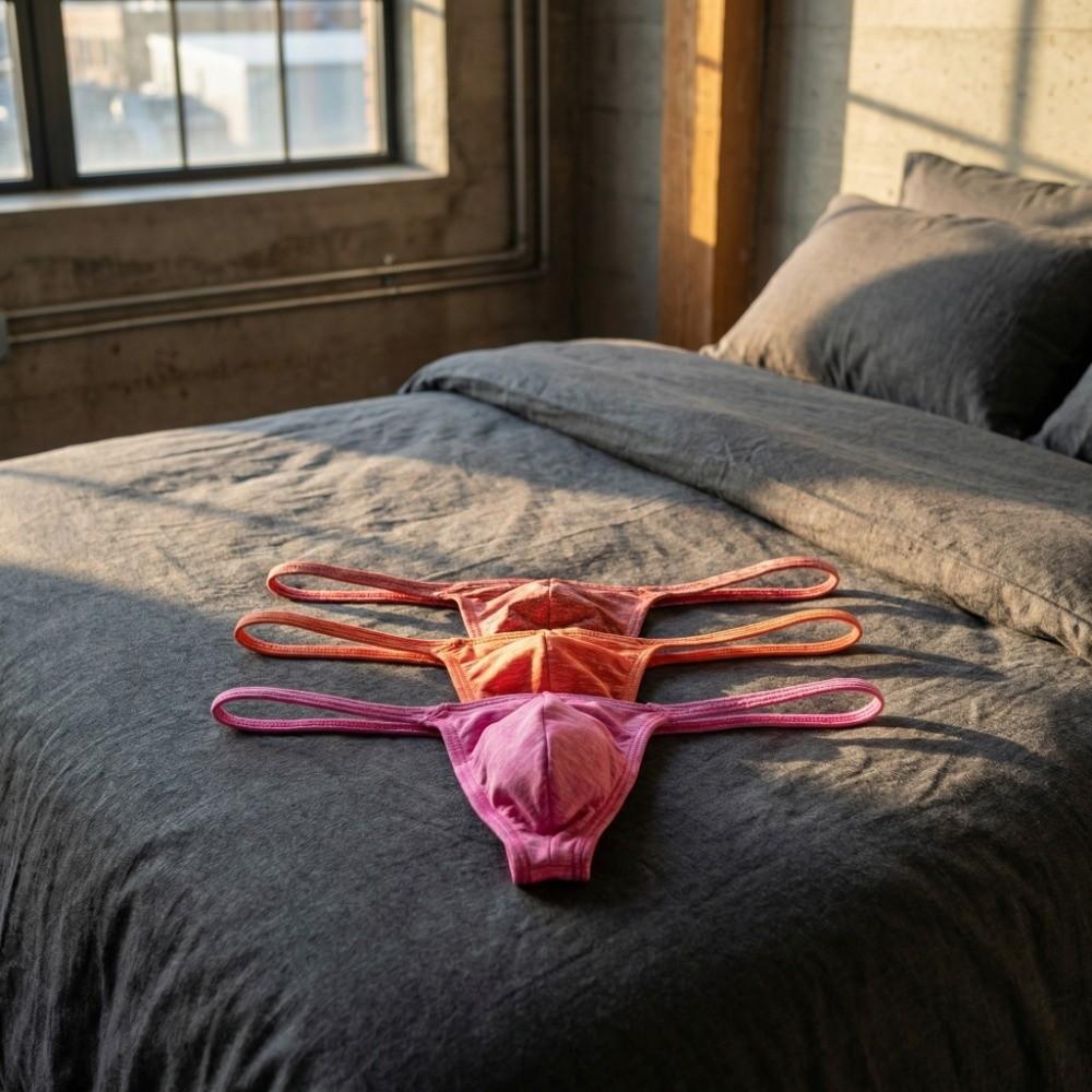 Underpants Men's Panties Thin Strap Male Briefs Soft Men Thongs  Sports