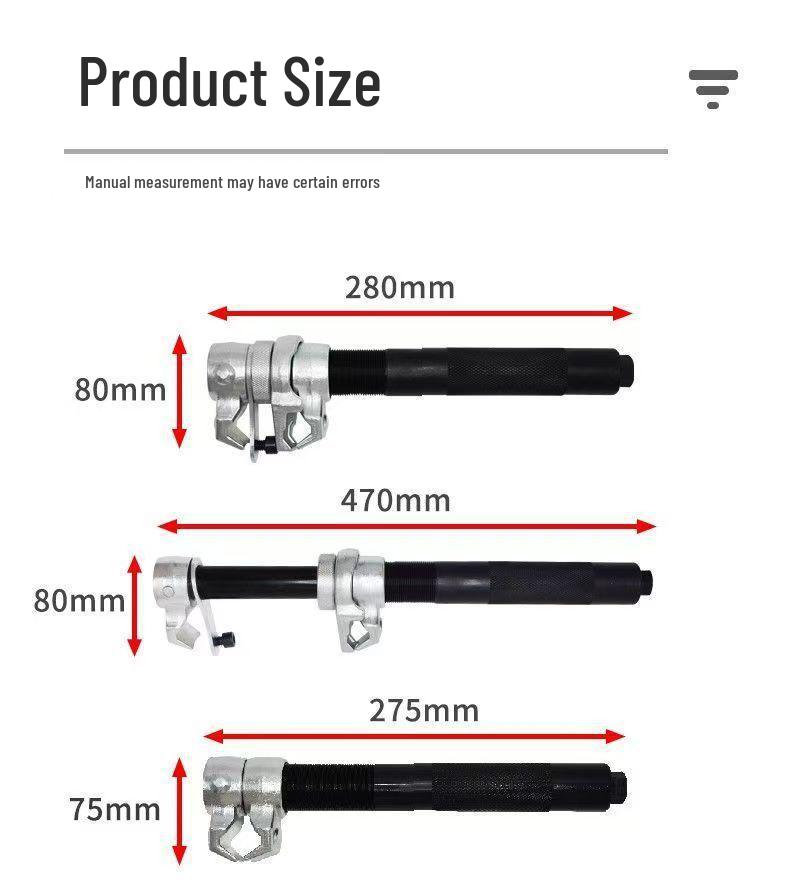 Claw-Type Spring Compressor Tool for Shock Absorber Disassembly and Car Repair