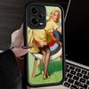 Retro Poster Style Pin Up Girls Soft Phone Case for Xiaomi Redmi Note 15 14 13 12 11 Pro Plus 10S 11S 4G 11T 5G Shell Silicone F