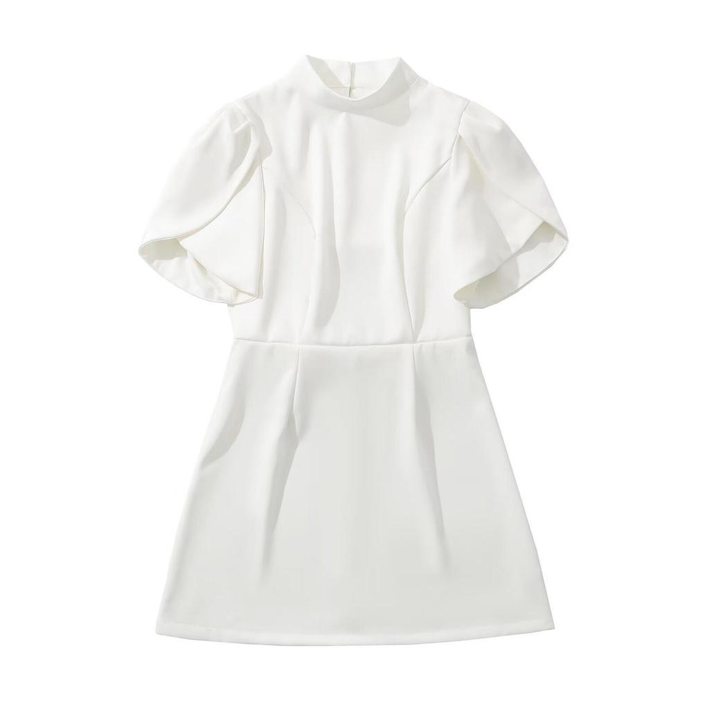 2024 Winter Women's European & American Bow Short Dress