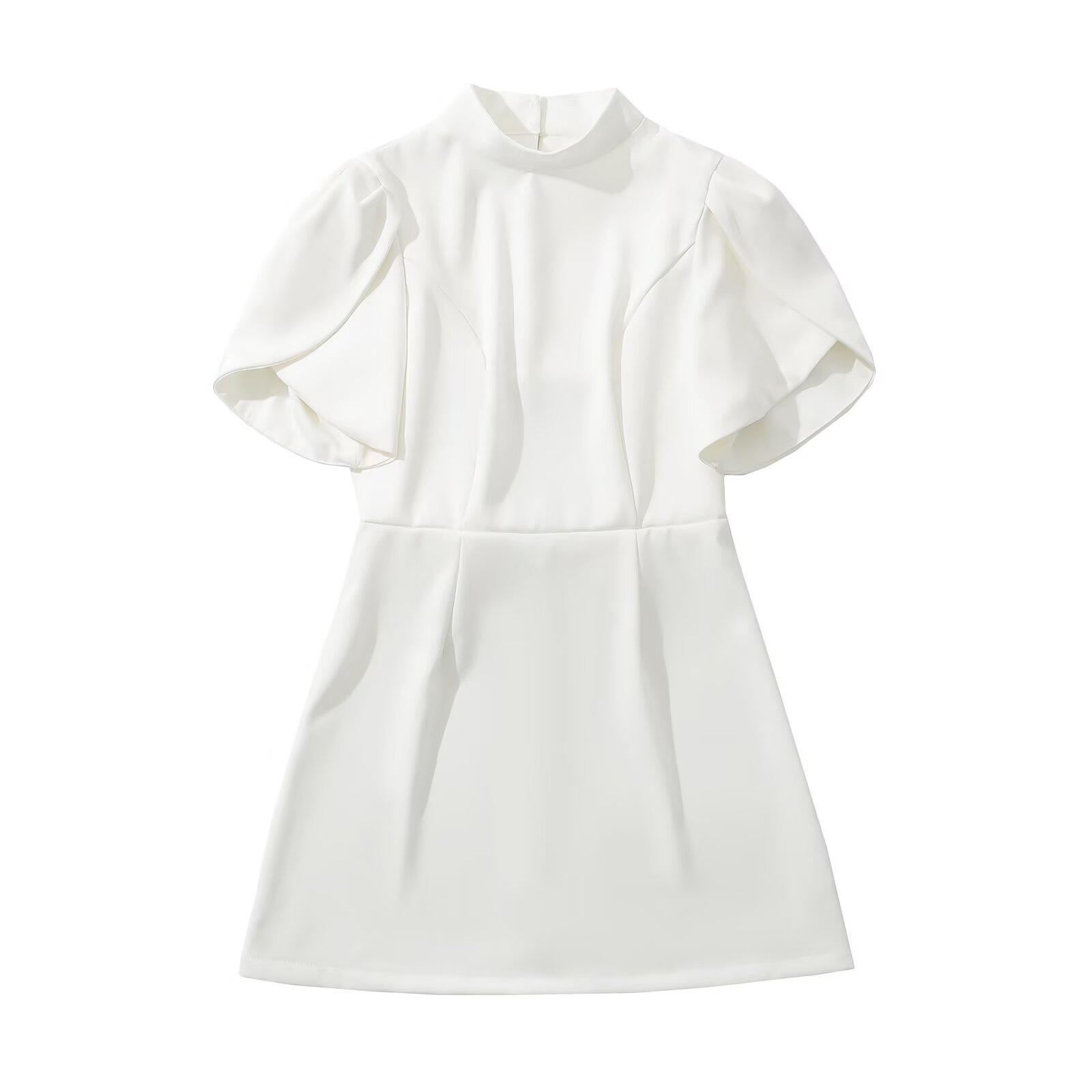 

Зимнее женское европейское и американское короткое платье с бантом 2024 Small