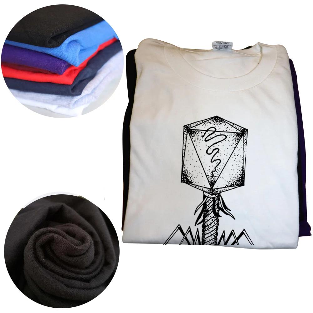 Unisex Funny Virology Microbiology Bacteriophage Biology T Shirts Graphic Cotton Streetwear Short Sleeve Birthday Gifts Summer T-shirt