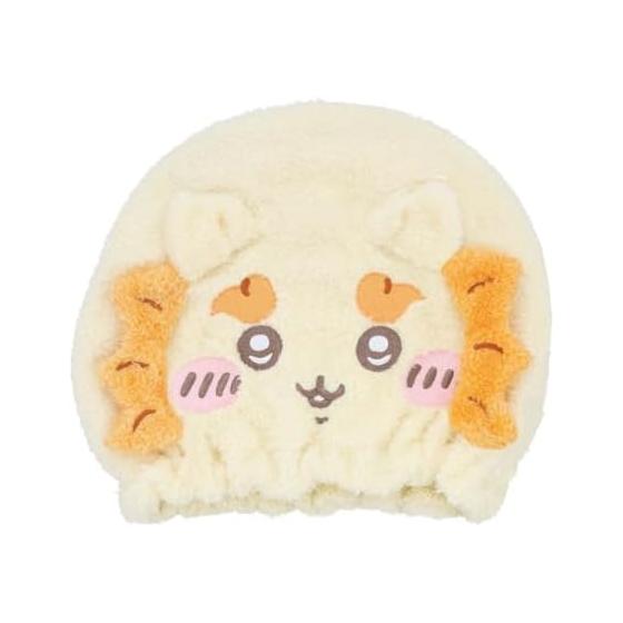 Chikawa Hair Dry Cap for Adults Head Circumference 46-75cm Water Absorption Cap Towel Cap Shobido (Shisa)