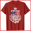 On Fridays We Wear Red Remember Everyone Deployed Navy Red Cotton T-Shirt Unisex T-Shirt