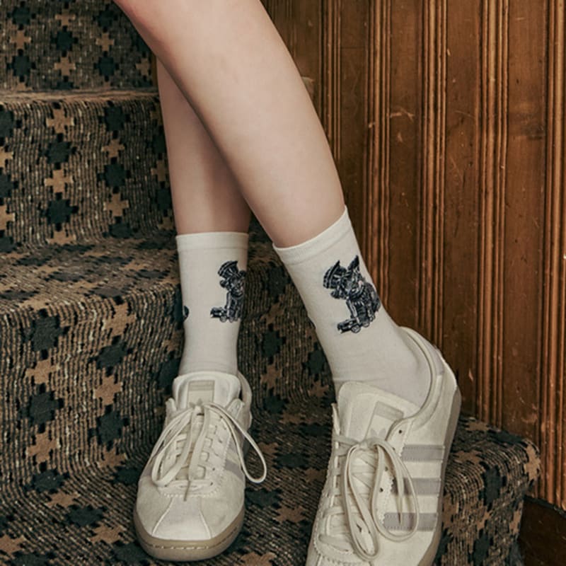 bananasisters [2SET] Cat's Point Socks 2 colors