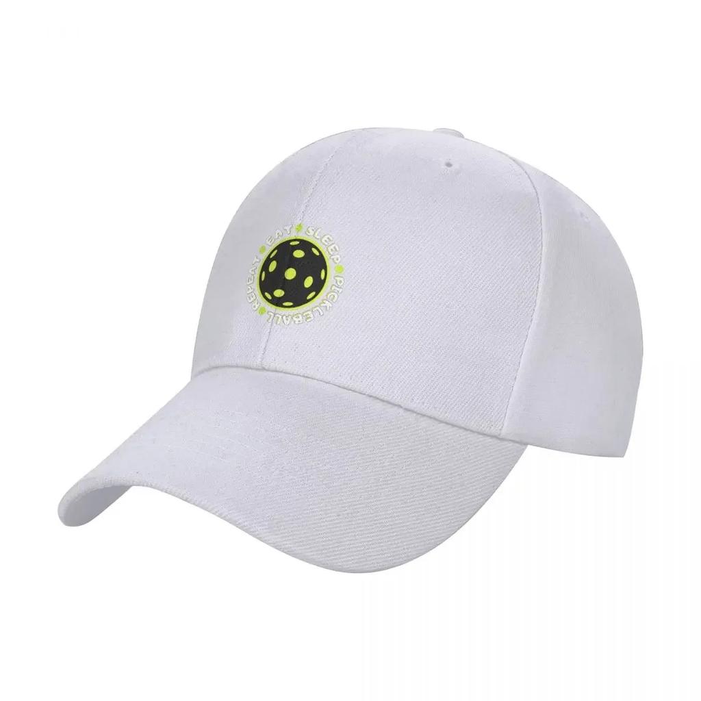 Funny pickleball Eat sleep  repeat  shirt Baseball Cap Hip Hop tactical cap Caps Male Womens