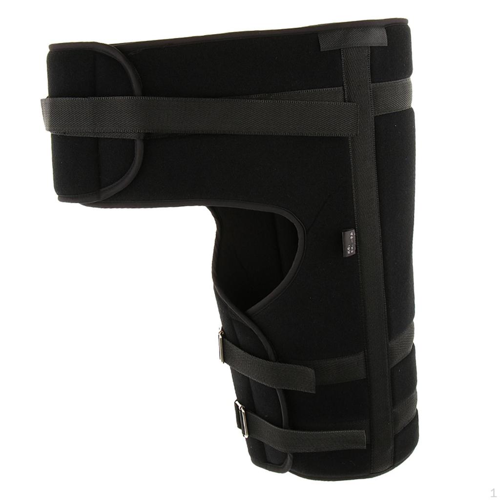 Adjustable Black Groin Thigh Hip Support
