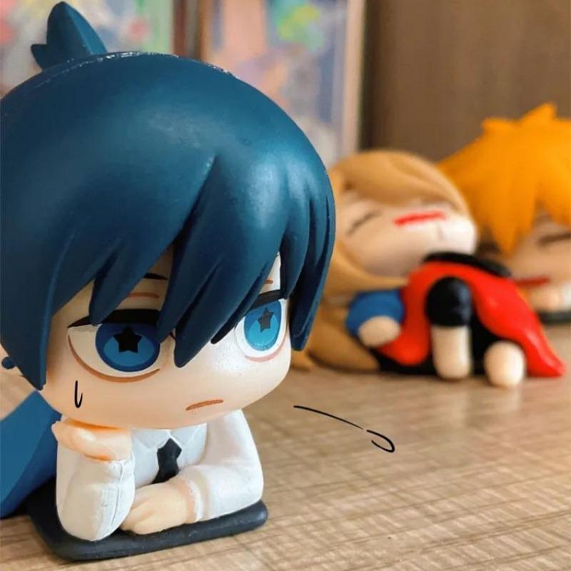 Chainsaw Man Figurines Pochita Denji Makima Power Doll Model Action Anime Figure Cute Japanese Cartoon Ornaments Statues Gift
