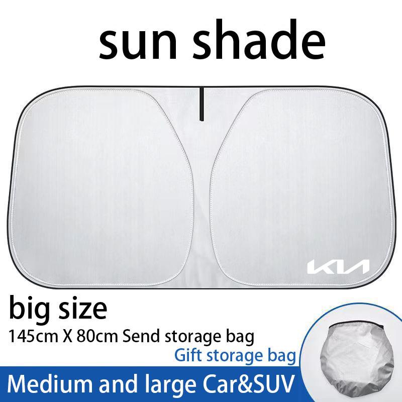 BBEH3 Car Front Windshield Sunshade Umbrella Summer Sun Protection For KIA KN K3 K5 Sportage Rio Sorento Picanto Ceed Car Accessories