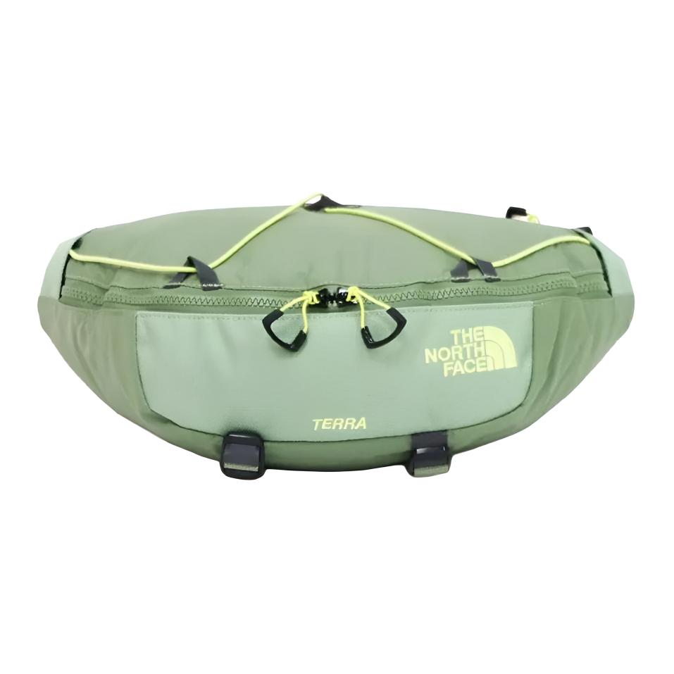 The North Face Terra Lumbar 6L Classic Logo Zipper Closure Waist Bag Unisex Waist Bag Green NF0A81END0I Green