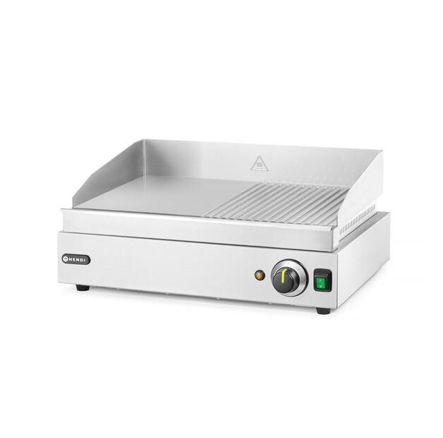 Electric Grill Hendi Blue Line Smooth/ribbed 51x32cm (203156)