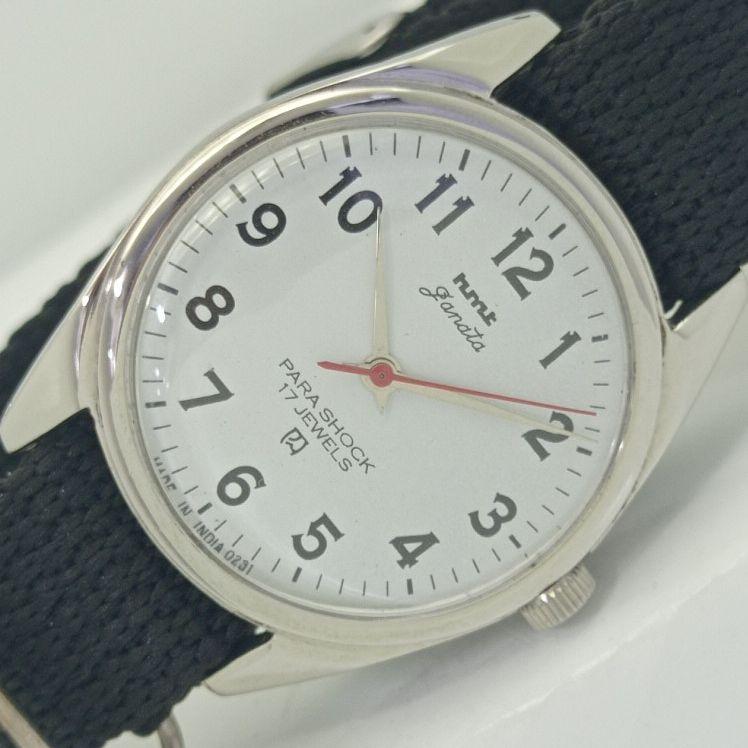 

USED HMT JANATA INDIAN MENS MECHANICAL WATCH a411619-1 Sku003-a411619