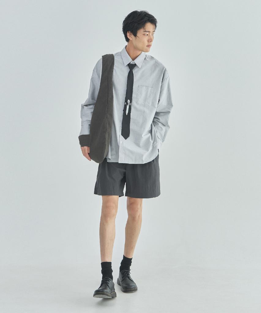 Ladeuedisyeon Roum Shorts_Charcoal