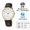 [Citizen Q&Q] Analog Watch Waterproof Leather Band Q996-104 Men's Brown