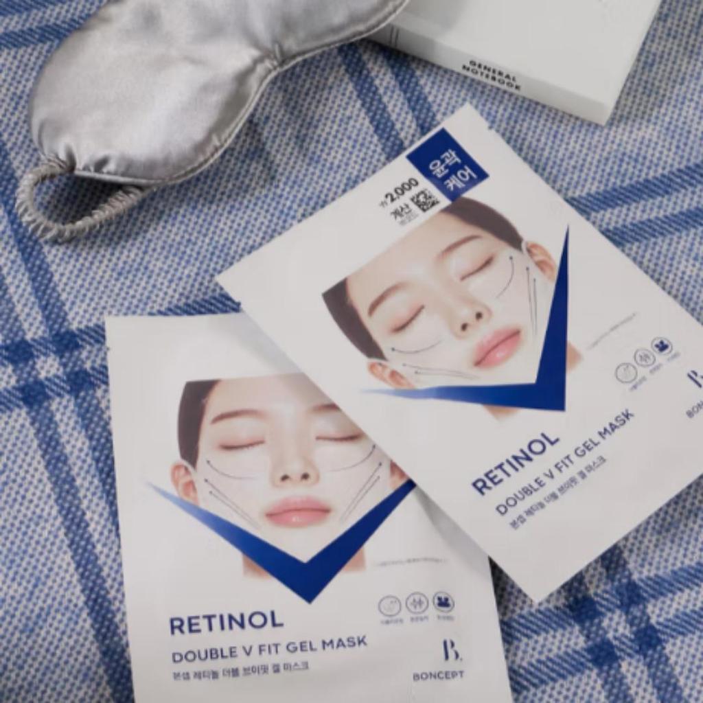 [BONCEPT] [Daiso] Retinol Dubbel V-Passform Gelmask 22g