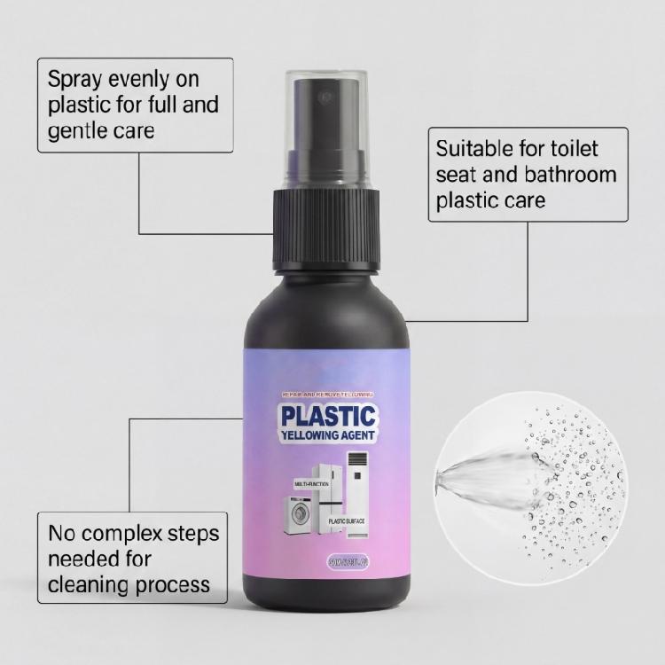 Quick Acting Plastic Stain Removal Agent 50ml Works On Multiple Surfaces for Home Appliances And Toy Color Restoration