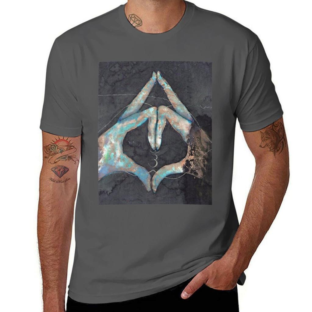 Ajna Third Eye Chakra Mudra Tshirt Minimalist Graphic Tee Shirt