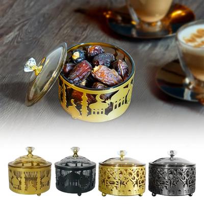 Eid Mubarak Dessertserveerschaal Noten Serveerschaal Huisdecoratie Ramadan Dinerbord Eid Servies Snoepschaal voor Moslimfeest Festival