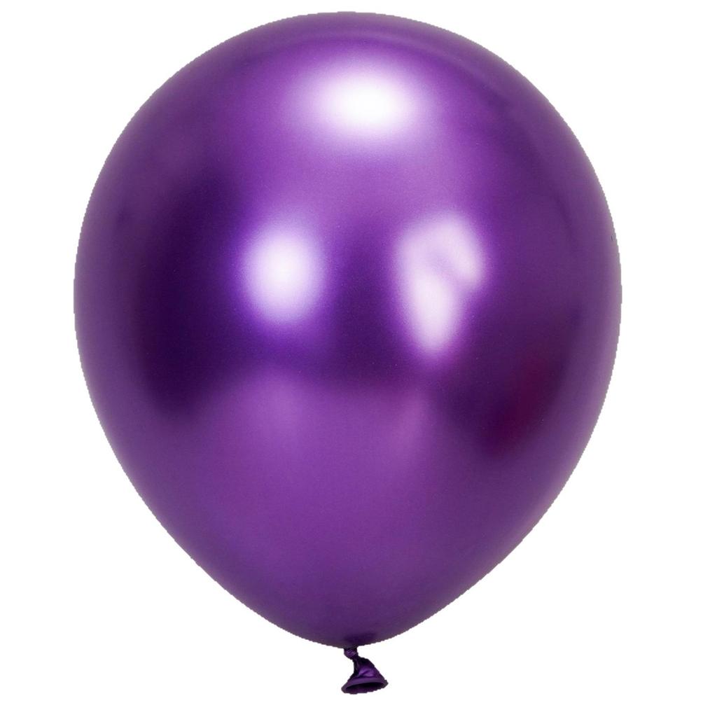 Good Times 10'' & 12'' Latex Metal Balloons for Weddings & Parties