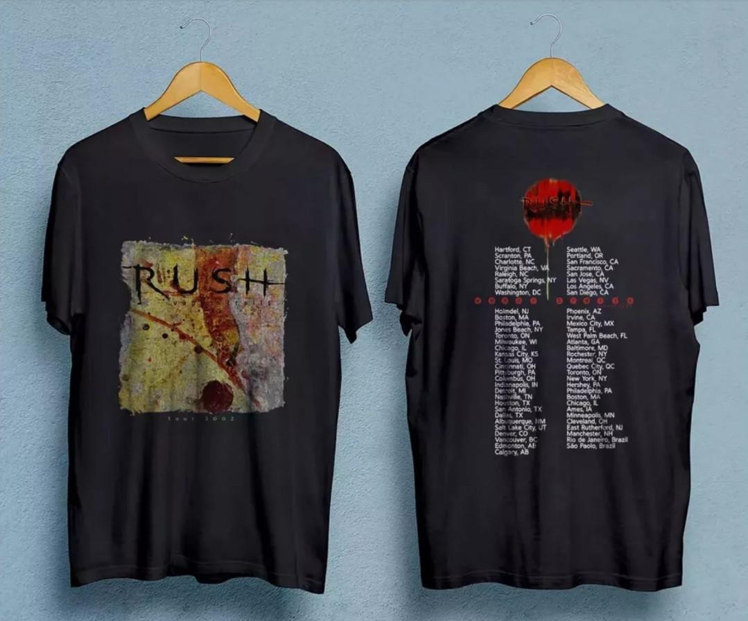 Футболка Rush Vapor Trails Tour 2002 – Винтажная концертная футболка M