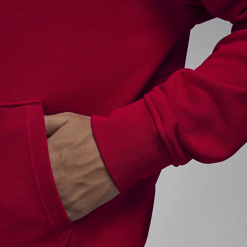 Jordan Essentials Solid Color Zip-Up Hoodie Men Tops Red FQ1867-687