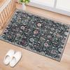 Lahome Moroccan Machine Washable Rugs for Living Room, Rug for Bedroom Non-Slip Vintage Trellis Ultra-Thin Throw Carpet for