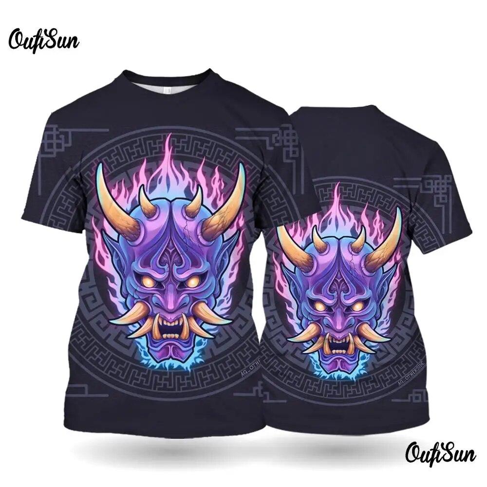 3d Animal Print Men's T Shirt Summer Short Sleeve Round Neck Pullover Street Fashion Tees Oversized Clothing Male T-Shirts