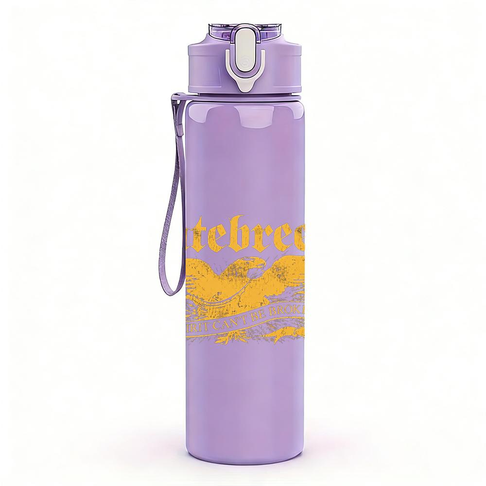 PC Multi Male Band Color Collage Print 750ml colorful plastic sports water bottle leakproof pop up lid with straw for outdoor work home use