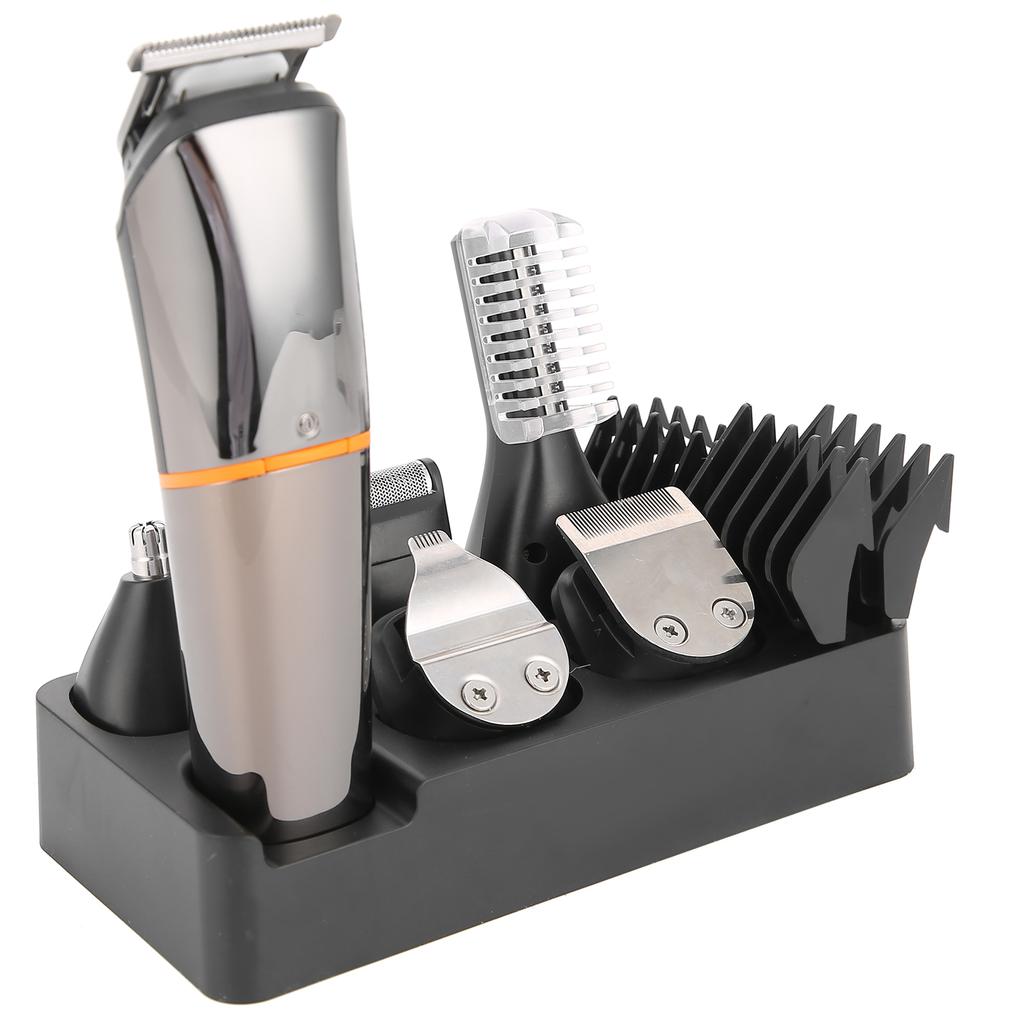 6in 1 Electric Hair Clipper Trimmer Portable Hair Cutting Machine Styling Tool USB Charging