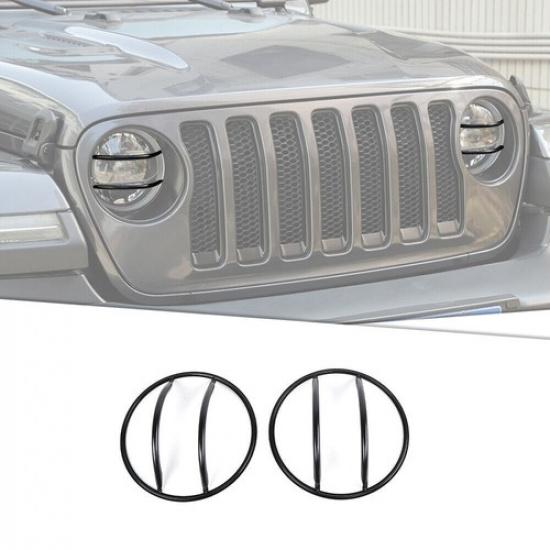 Front Headlight Taillight Guards Cover Protector Trim For Jeep Gladiator JT 20+