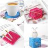 Resin Silicone Molds Round Hexagonal Coaster Epoxy Molds Resin Casting Molds for Making Coasters DIY Resin Artwork