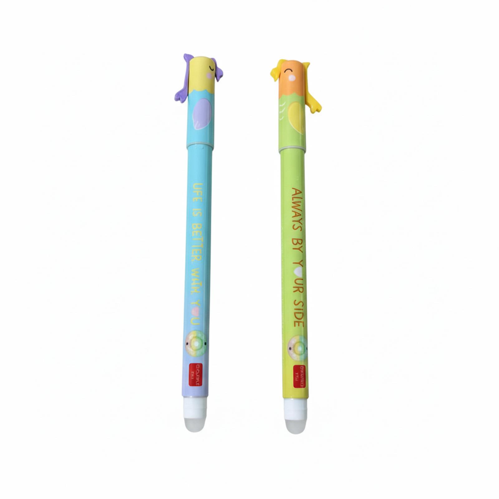 

Erasable Gel Pens, Animal Pattern Erasable Pens For Kids Learning And Writing 2ml One Size