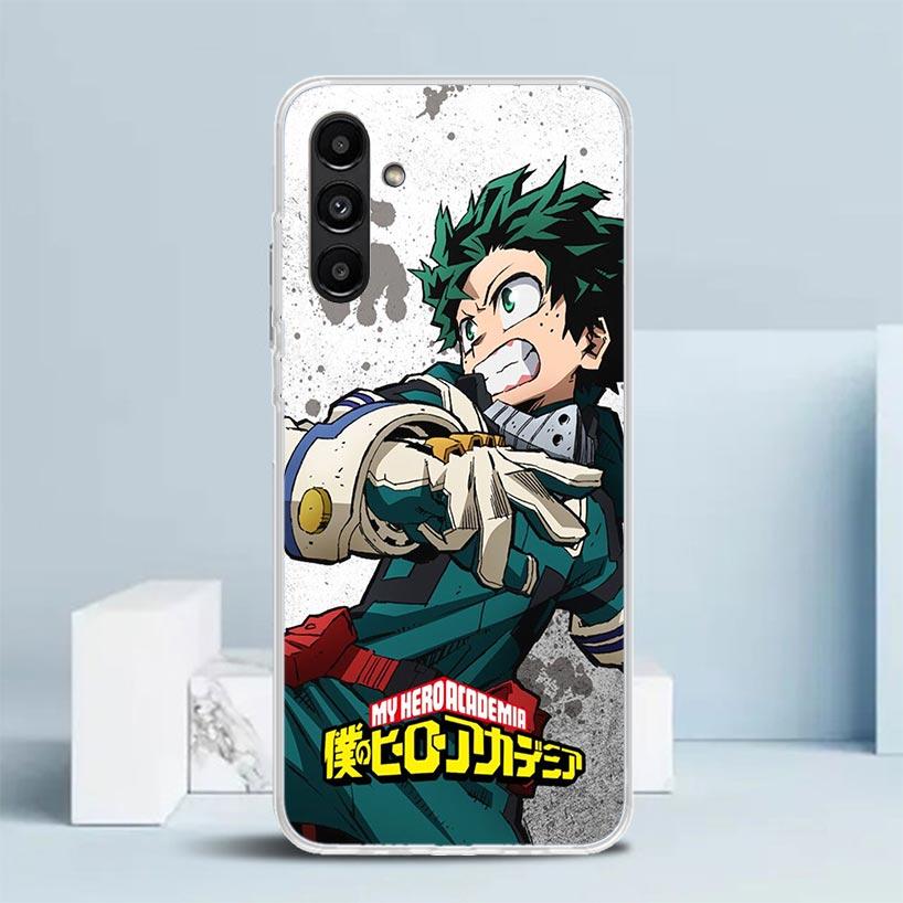 Midoriya Izuku Deku MHA My Hero Phone Case For Samsung Galaxy A17 A37 A57 A16 A15 A14 A13 A56 A55 A54 A53 A36 A35 A34 A33 A26 A2