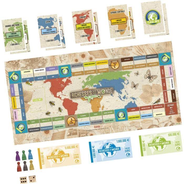 LANSAY - RICHESSES DU MONDE GREEN - Jeu de société - 2 à 6 joueurs - Dès 8 ans