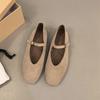 2024 Spring New Brand Women Flats Round Toe Shallow Slip On Ladies Casual Ballet Shoes Soft Leather Eelgant Dress Shoes
