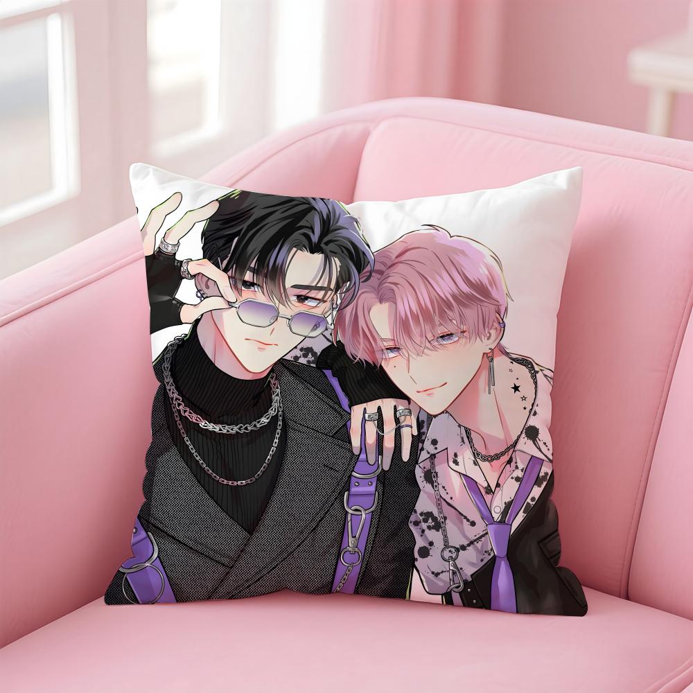 Tamon-Kun Ima Dotchi! Cushion Cover Comfortable Reversible Pillow Cover Ideal For Car Sofa Bedroom & Beyond