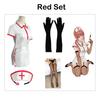 Chainsaw Makima Man Nurse Uniform Cosplay Costume Pu Suit Wig Carnival Halloween