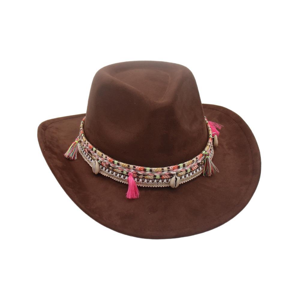 Uomini e Donne Eseguono Cappelli di Feltro, Ballano Cappelli di Lana, Stile Straniero, Con Accessori, Temperamento Retrò Cappello a Cilindro, Cappello Jazz
