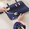 Easy Carry Portable Hanging Felt Storage Bag With Thermal Protective For Hair Curling Iron Travel Organizers