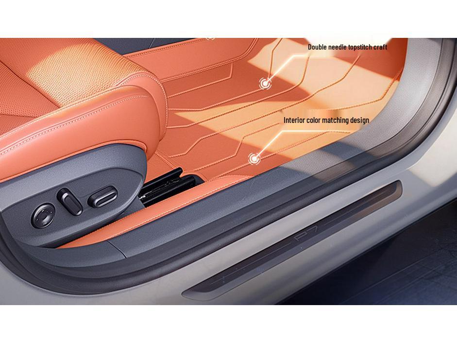Full Coverage Floor Mats & Trunk Mat for Hongqi HS6 PHEV - 26 Models