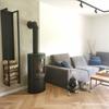 Wood burning steel-cast iron stove KRATKI AB Ø 150 8 kW