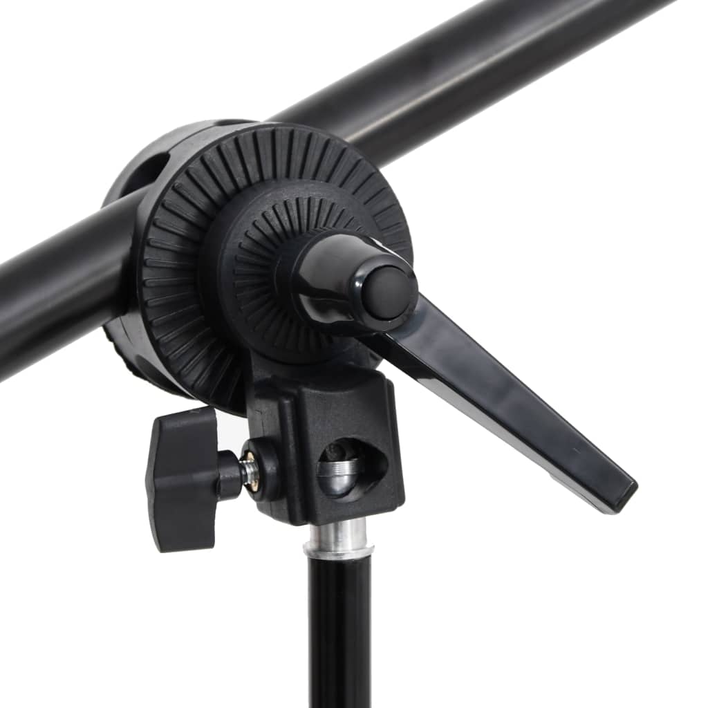 Vidaxl Photographic Studio Set with Lamps and Backdrops