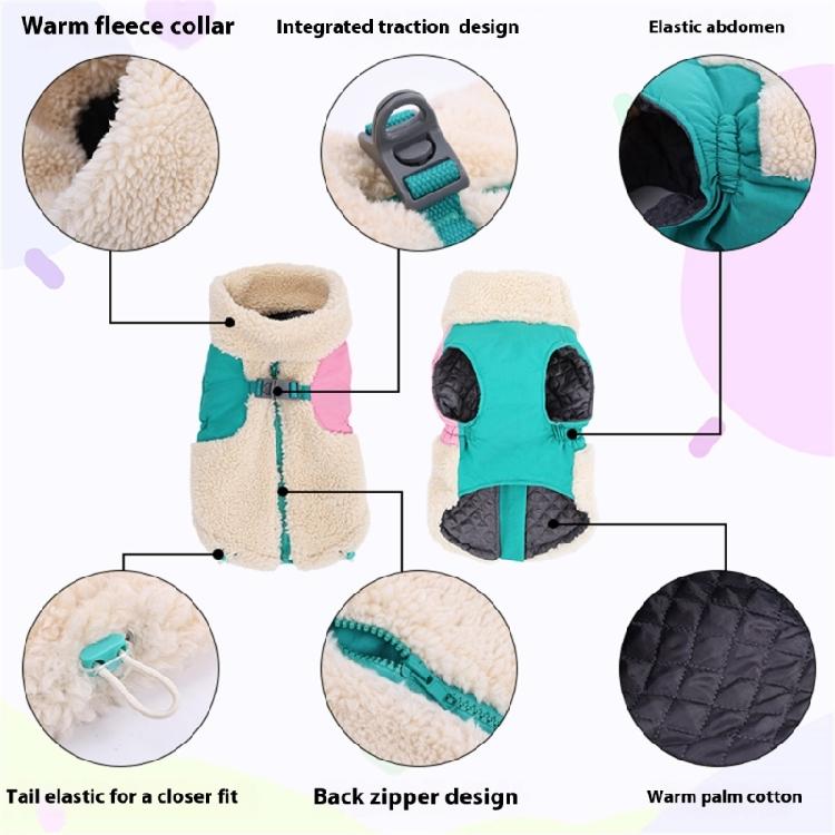 Furry Winter Vest for Dog Apparel Thick Fleece Coat for Puppy Cats Small Dogs Holiday Party Streetwear Outfits