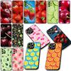 Cherry Strawberry Fruit Summer Avocado Cherry Phone Case for Xiaomi Redmi Note 12 11 10 A3 Pro 10A 10C 12C Note12 5G Soft Cover