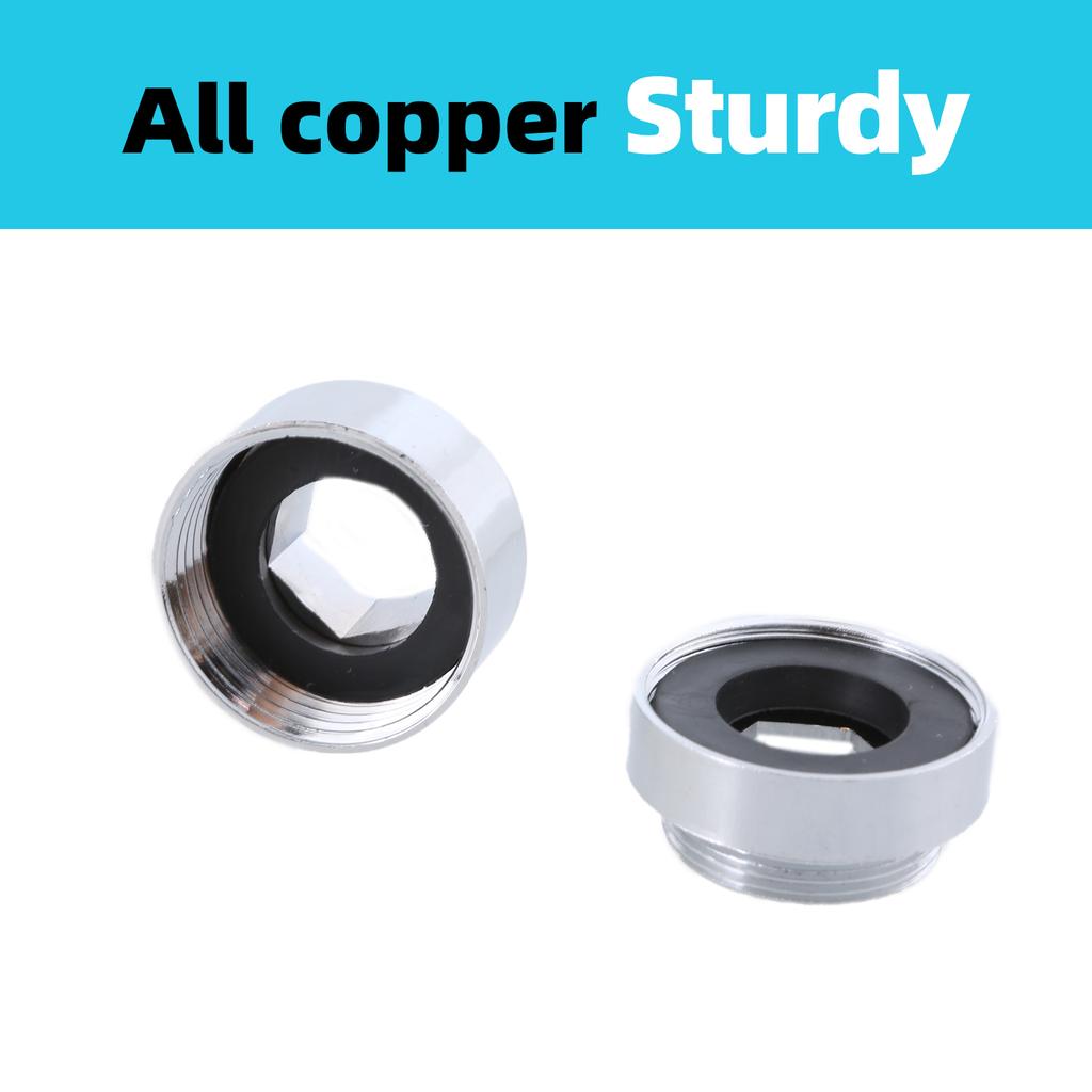Stainless Steel Faucet Adapter Set Shower Head Connector Set Simple Installation for Home Bathroom Shower Installation