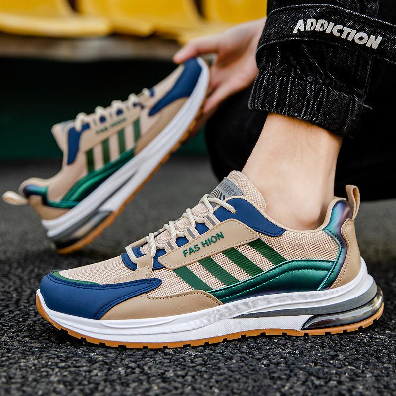 Modische Herren Sneaker Plateau Laufschuhe Luftpolster Sneaker Trend Freizeit Schuhe Rutschfeste Sportschuhe 39-44 Herrenschuhe