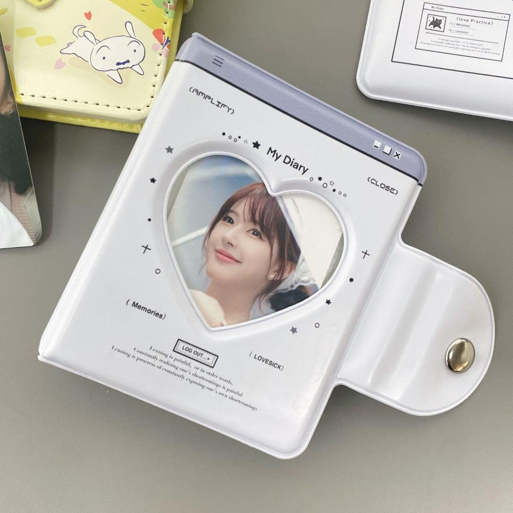 Cute 3 Inch Kpop Album Mini Cartoon Idol Photo Holder Gift 32 Pockets Photocard Holder