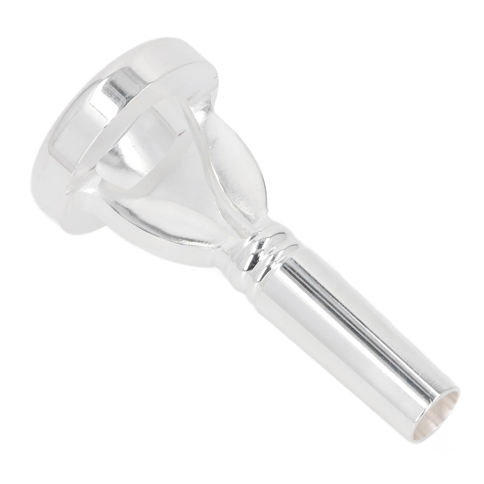 

Мундштук для тромбона с серебряным покрытием, мундштук для баритона/эуфониума, инструмент для тренировки губ